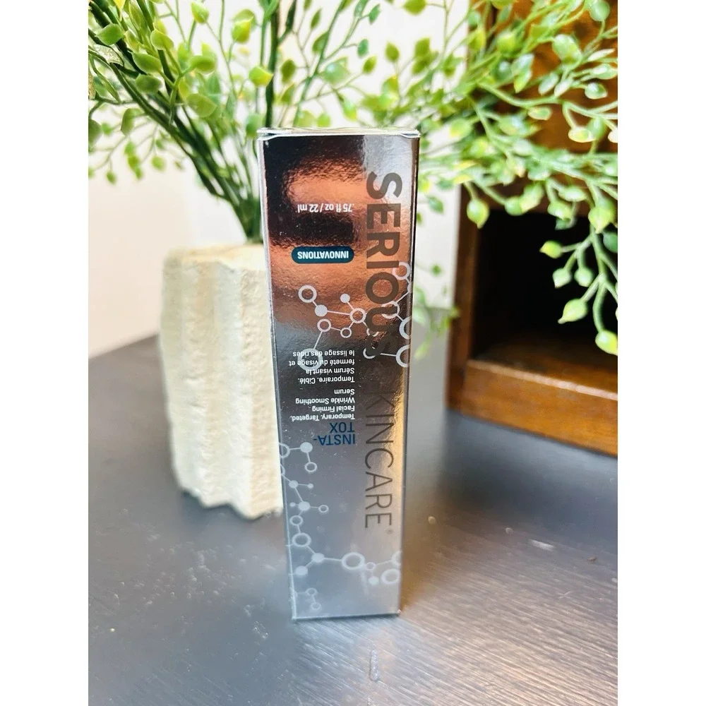 Serious Skincare Insta-TOX Instant Wrinkle Smoothing Serum-Tightens Skin -0.75oz